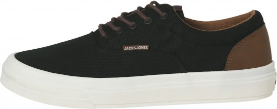 Jack & Jones Lington Canvas Sneakers Black - Bărbați pantofi 40-52 - 