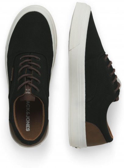 Jack & Jones Lington Canvas Sneakers Black - Bărbați pantofi 40-52 - 