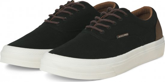 Jack & Jones Lington Canvas Sneakers Black - Bărbați pantofi 40-52 - 