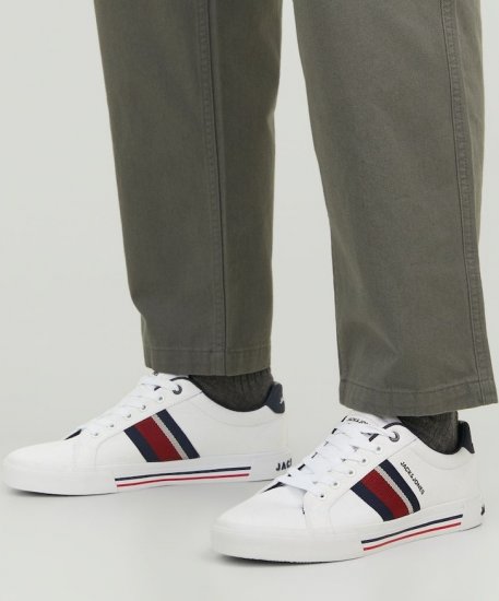 Jack & Jones Gorgon Sneakers Bright White - Bărbați pantofi 40-52 - 