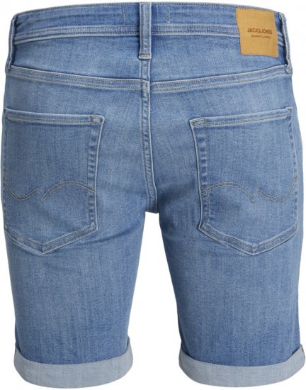 Jack & Jones Rick Original Shorts Blue Denim - Pantaloni scurți - Pantaloni Scurți Mărimi mari Bărbați 