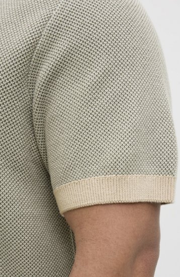 Jack & Jones Ceaston Knit Short Sleeve Sweater Vetiver - Pulovere & hanorace - Pulovere & Hanorace Bărbați Mărimi Mari