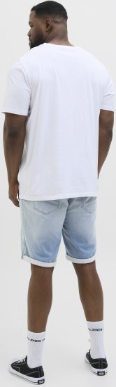 Jack & Jones Rick Icon I.K. Shorts Blue Denim - Pantaloni scurți - Pantaloni Scurți Mărimi mari Bărbați 