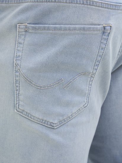 Jack & Jones Rick Icon I.K. Shorts Blue Denim - Pantaloni scurți - Pantaloni Scurți Mărimi mari Bărbați 