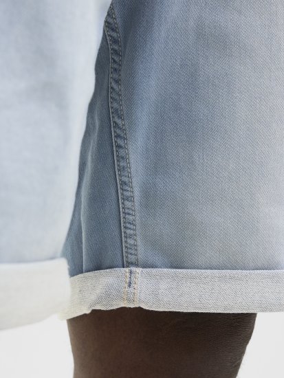 Jack & Jones Rick Icon I.K. Shorts Blue Denim - Pantaloni scurți - Pantaloni Scurți Mărimi mari Bărbați 