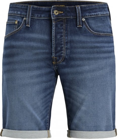 Jack & Jones Rick Con I.K. SHORTS GE 132 SN Blue Denim - Pantaloni scurți - Pantaloni Scurți Mărimi mari Bărbați 