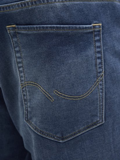 Jack & Jones Rick Con I.K. SHORTS GE 132 SN Blue Denim - Pantaloni scurți - Pantaloni Scurți Mărimi mari Bărbați 