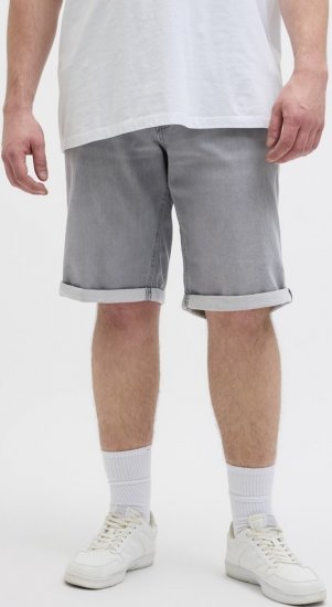Jack & Jones Rick Icon I.K. GE 063 Shorts Grey Denim - Pantaloni scurți - Pantaloni Scurți Mărimi mari Bărbați 