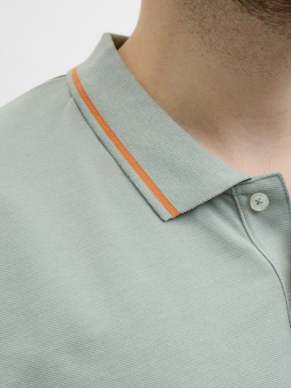 Jack & Jones Hudson Short Sleeve Polo Iceberg Green - Tricouri polo - Tricouri Polo Bărbați Mărimi Mari