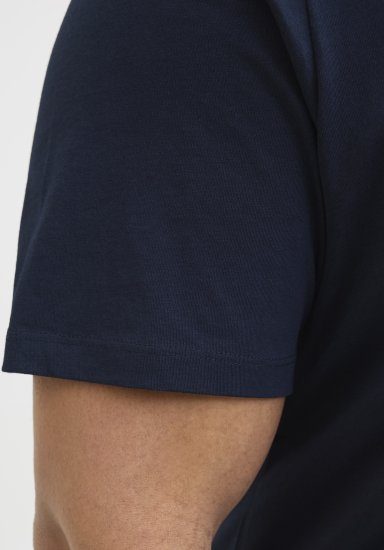 Jack & Jones Hawaii Shape Crew Neck T-Shirt Navy - Tricouri - Tricouri Bărbați Mărimi Mari
