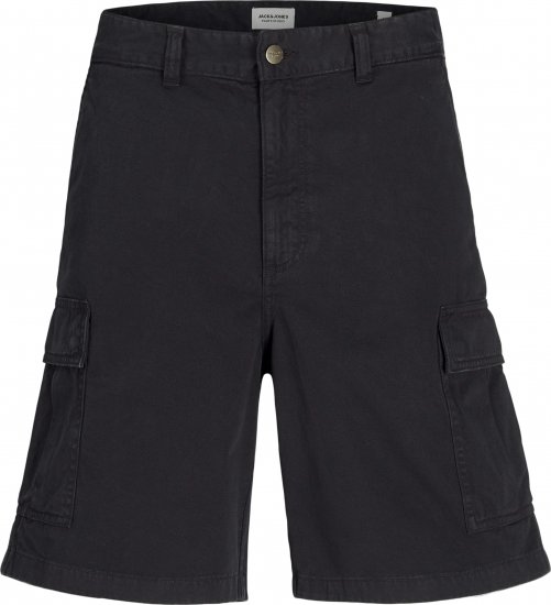 Jack & Jones Karl Avery Cargo Shorts Black - Pantaloni scurți - Pantaloni Scurți Mărimi mari Bărbați 