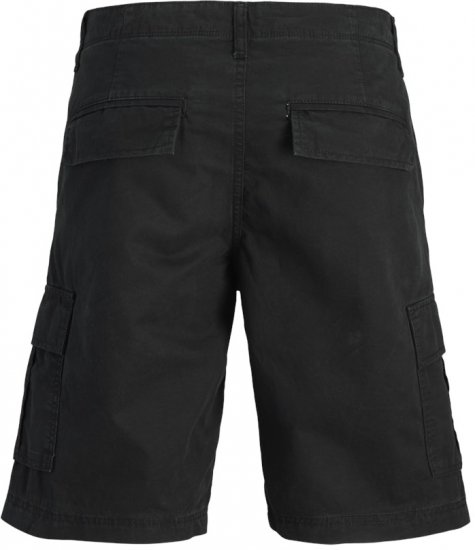 Jack & Jones Cole Mateo Cargo Shorts Black - Pantaloni scurți - Pantaloni Scurți Mărimi mari Bărbați 