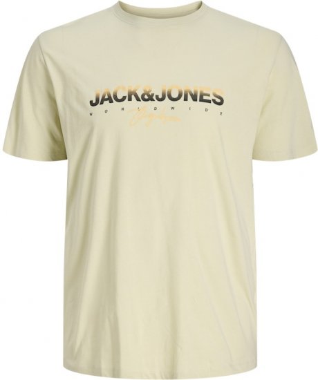 Jack & Jones Canggu Crew Neck T-Shirt Beige - Tricouri - Tricouri Bărbați Mărimi Mari