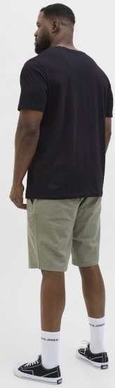 Jack & Jones Lavance Crew Neck T-Shirt Black Beauty - Tricouri - Tricouri Bărbați Mărimi Mari