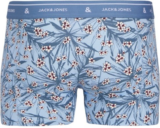 Jack & Jones Zach Trunks 3-Pack Chambray Blue - Lenjerie intimă & costum baie - Lenjerie Intimă Bărbați Mărimi Mari