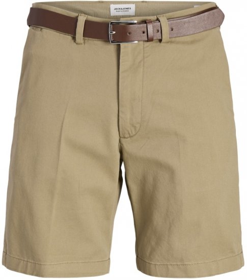 Jack & Jones Marco Franco Chino Shorts Brown - Pantaloni scurți - Pantaloni Scurți Mărimi mari Bărbați 