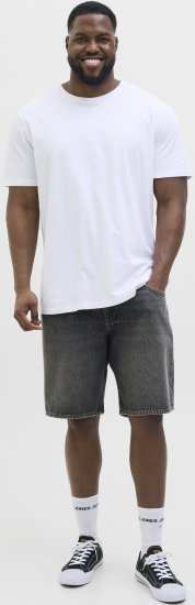 Jack & Jones Tony Original Denim Shorts Black - Pantaloni scurți - Pantaloni Scurți Mărimi mari Bărbați 