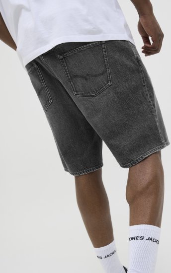 Jack & Jones Tony Original Denim Shorts Black - Pantaloni scurți - Pantaloni Scurți Mărimi mari Bărbați 