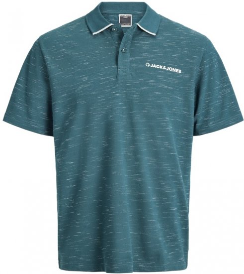 Jack & Jones Logan Polo Shirt Deep Teal - Tricouri polo - Tricouri Polo Bărbați Mărimi Mari