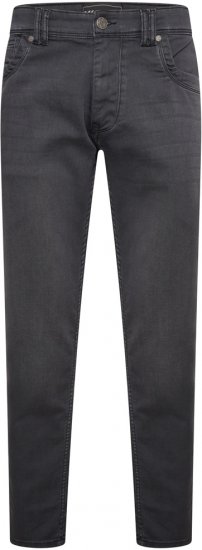 Kam Jeans Jacob Knitted Denim Reg Fit Jeans Charcoal - Blugi & pantaloni - Blugi & Pantaloni Bărbați Mărimi Mari