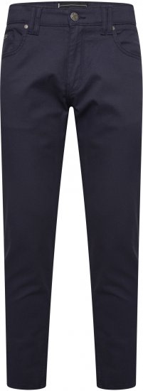 Kam Jeans 265 5 Pocket Weave Stretch Pants Navy - Blugi & pantaloni - Blugi & Pantaloni Bărbați Mărimi Mari