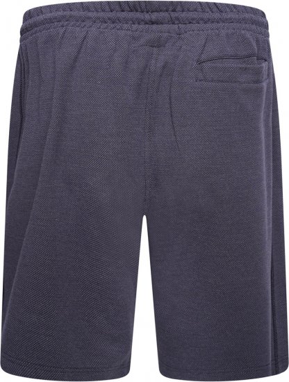 Kam Jeans 3317 Textured Interlock Shorts Indigo - Pantaloni trening - Pantaloni Trening Bărbați Mărimi Mari