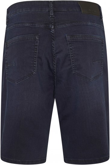 Kam Jeans NUNEZ2 Knitted Denim Stretch Shorts Dark Navy - Pantaloni scurți - Pantaloni Scurți Mărimi mari Bărbați 