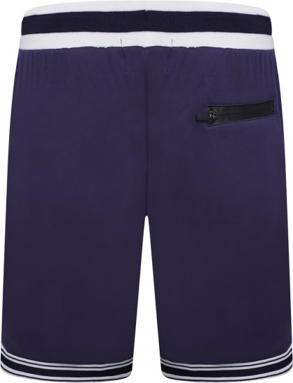 Kam Jeans TS005 Retro Tracky Set (Shorts/Sleeveless Hoodie) Navy - Treninguri - Treninguri Bărbați Mărimi Mari