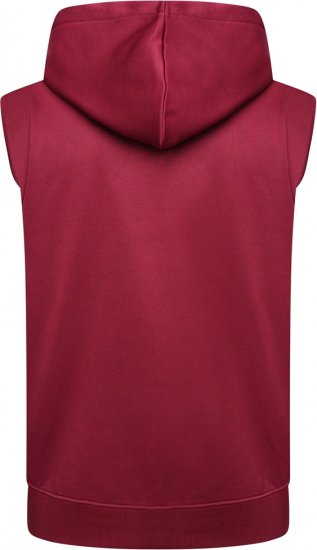 Kam Jeans TS006 Retro Pannelled Tracky Set (Shorts/Sleeveless Hoodie) Red - Treninguri - Treninguri Bărbați Mărimi Mari