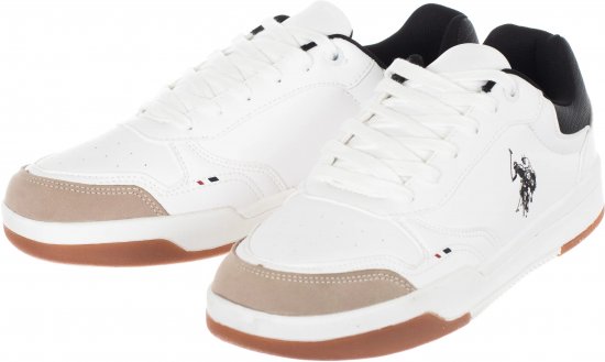 U.S. POLO ASSN. Steve - Men's Sneakers White - Bărbați pantofi 40-52 - 