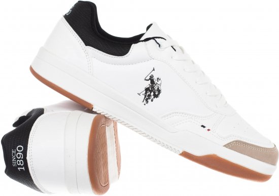 U.S. POLO ASSN. Steve - Men's Sneakers White - Bărbați pantofi 40-52 - 