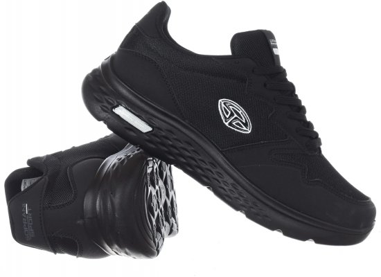 Solo Soprani Sport Delta Sneakers Black - Bărbați pantofi 40-52 - 