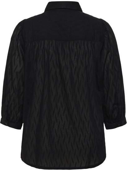 Kaffe Curve Gabby Cămașă cu mâneci scurtate Negru - Cămăși - 