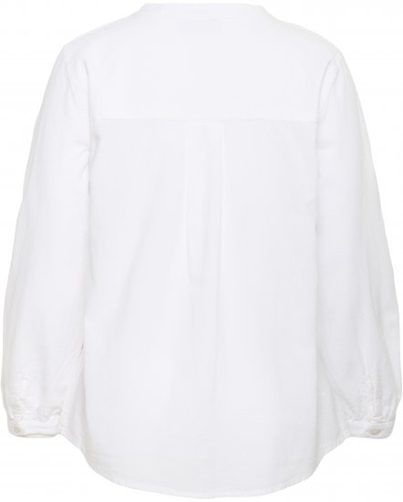 Kaffe Curve Nana Cămașă cu mânecă lungă Alb - Bluze & tunici - 