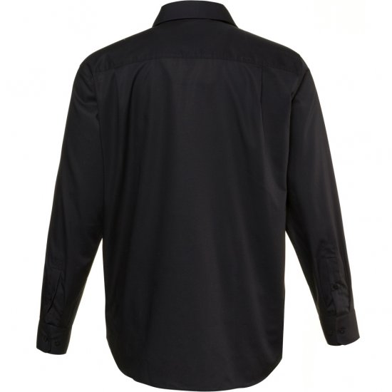 JP1880 Shirt Business Modern Fit Long Sleeve Non-Iron Black TALL - ÎMBRĂCĂMINTE BĂRBAȚI MT-6XLT - Tall dimensiuni bărbați