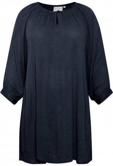 Kaffe Curve Ami Mânecă 3/4 Tunic Bleumarin miezul nopții - Tricouri - 