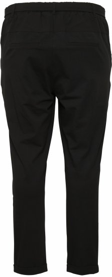 Kaffe Curve Jia Pantaloni cu curea Negru intens - Blugi & Pantaloni pentru Femei Mărimi Mari – Plus Size - 