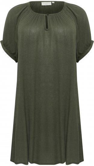 Kaffe Curve Ami Mânecă scurtă Tunic Frunză de viță - Tricouri - 