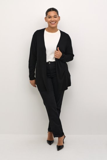 Kaffe Curve Farsia Cardigan Negru intens - Pulovere & hanorace - 
