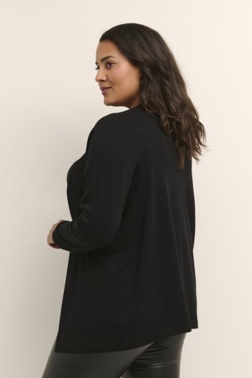 Kaffe Curve Farsia Cardigan Negru intens - Pulovere & hanorace - 