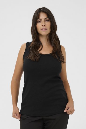 Kaffe Curve Carina Maiou Negru intens - Tricouri - 