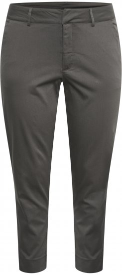 Kaffe Curve Leana Pantaloni Chino 7/8 Umbra Întunecată - Blugi & Pantaloni pentru Femei Mărimi Mari – Plus Size - 