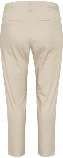 Kaffe Curve Leana Pantaloni Chino 7/8 Gri Pană - Blugi & Pantaloni pentru Femei Mărimi Mari – Plus Size - 