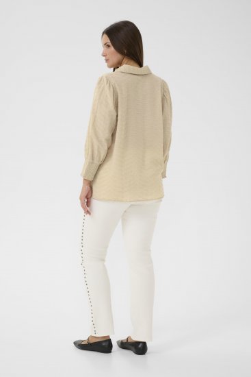 Kaffe Curve Penelopia Shirt Feather Grey - Cămăși - 