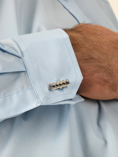 D555 Oliver Cămașă Elastică Cu Mânecă Lungă Rezistentă La Pete Fără Călcare Albastru Deschis - Cămăși - Cămăși Bărbați Mărimi Mari