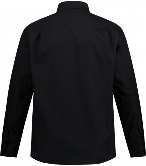 JP1880 Comfort Fit with Chest Pocket Shirt TALL Black - TALL cămăși - 