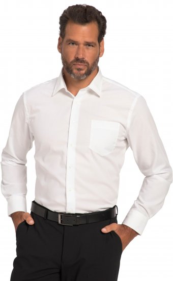 JP1880 Shirt Business Modern Fit White TALL - ÎMBRĂCĂMINTE BĂRBAȚI MT-6XLT - Tall dimensiuni bărbați