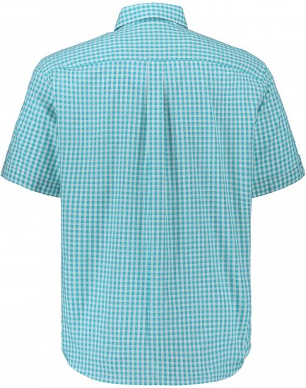 JP1880 Shirt Traditional Short Sleeve Turquoise - Cămăși - Cămăși Bărbați Mărimi Mari