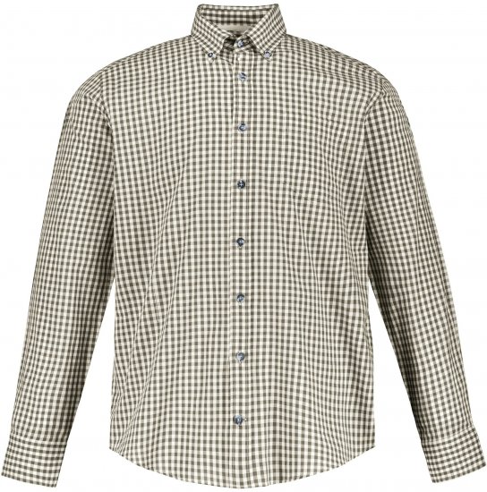 JP1880 Shirt Checked Traditional Long Sleeve Olive Green - Ținute de sărbătoare - Ținute de sărbătoare – Pentru a sărbători cu stil și confort