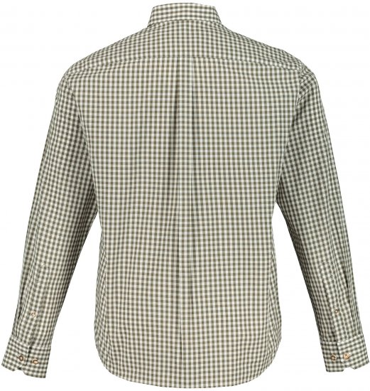 JP1880 Shirt Checked Traditional Long Sleeve Olive Green - Ținute de sărbătoare - Ținute de sărbătoare – Pentru a sărbători cu stil și confort